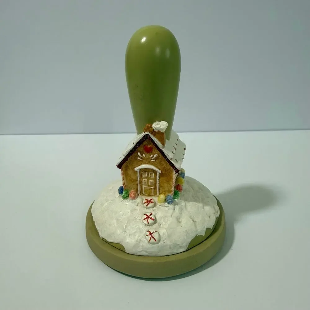 Vintage 1997 Brown Bag Cookie Art Gingerbread House No 29 Mold Stamp Sample